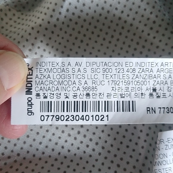 Zara Basic Womens Navy Blue Blazer size Small Single Button like new - Picture 11 of 14